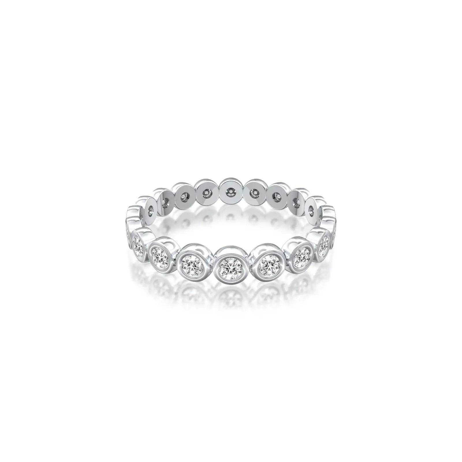 Yuan 缘 eternity ring  charming, statement-making, and perfect for a proposal moment.