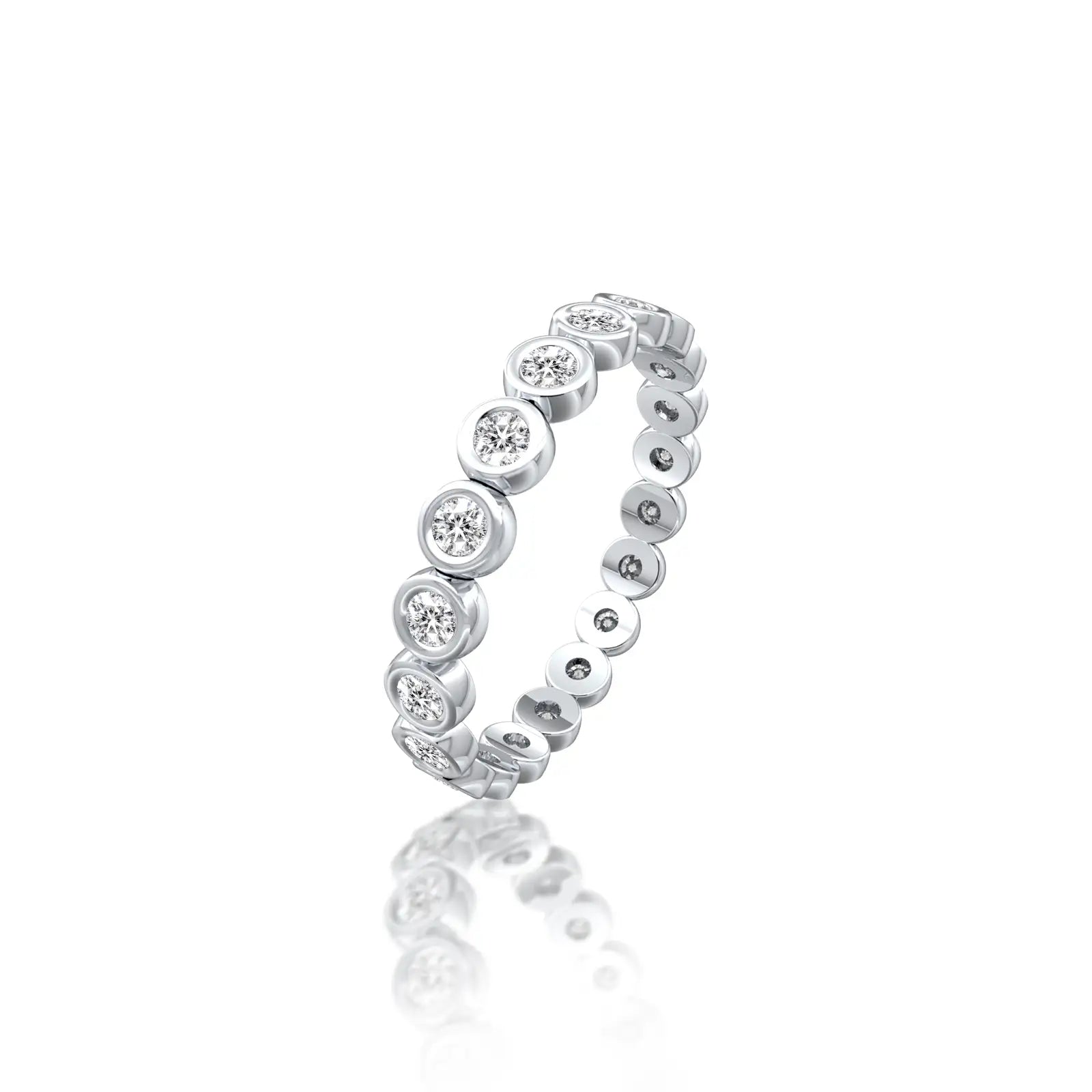 ortune Jewelry's Yuan 缘 eternity ring is fabulous, chic, and perfect for office wear.