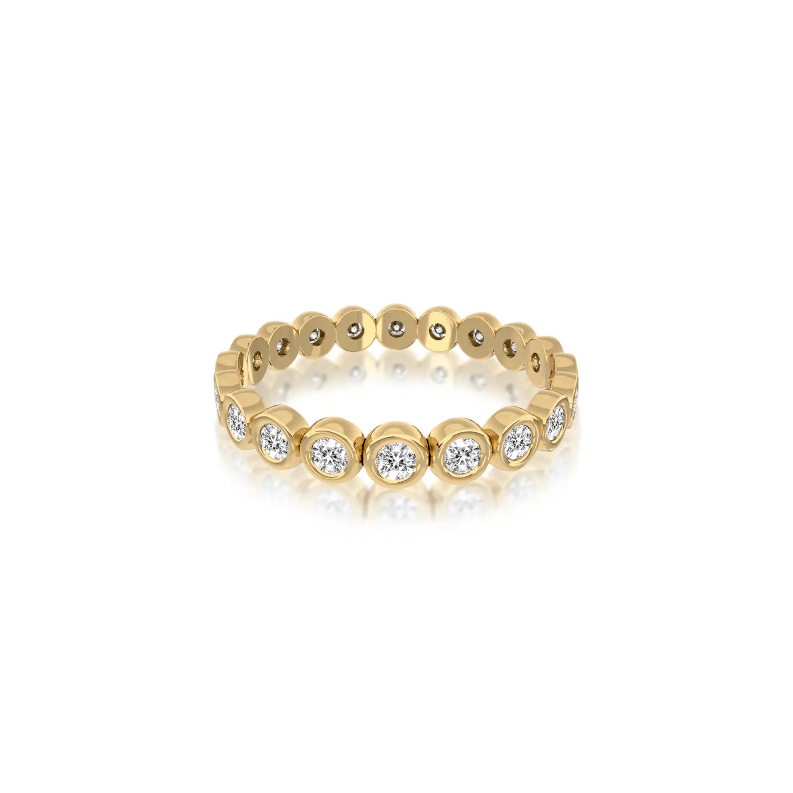 Bezel Eternity Diamond Ring – the go-to accessory for the woman who dresses with intention.
