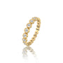 Bezel Eternity Diamond Ring adds a touch of sparkle to minimalist or statement styling alike.