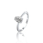 Lian 涟 Pear Solitaire Diamond Ring  an irresistible choice for elegant everyday wear.