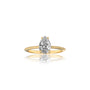 Fortune Jewelry presents the Lian 涟 solitaire ring fit for a modern-day queen, timeless and elegant.
