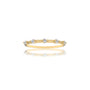 Fortune Jewelry's Linear ring combines a secure setting with an effortlessly chic aesthetic.