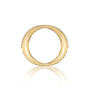 Yuan 缘 Intersecting Diamond Criss-Cross Ring  beautifully dazzling, an exquisite, gift-worthy choice you'll treasure daily.