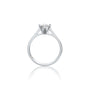 Aura Compass Solitaire Diamond Ring with timeless elegance for everyday wear.