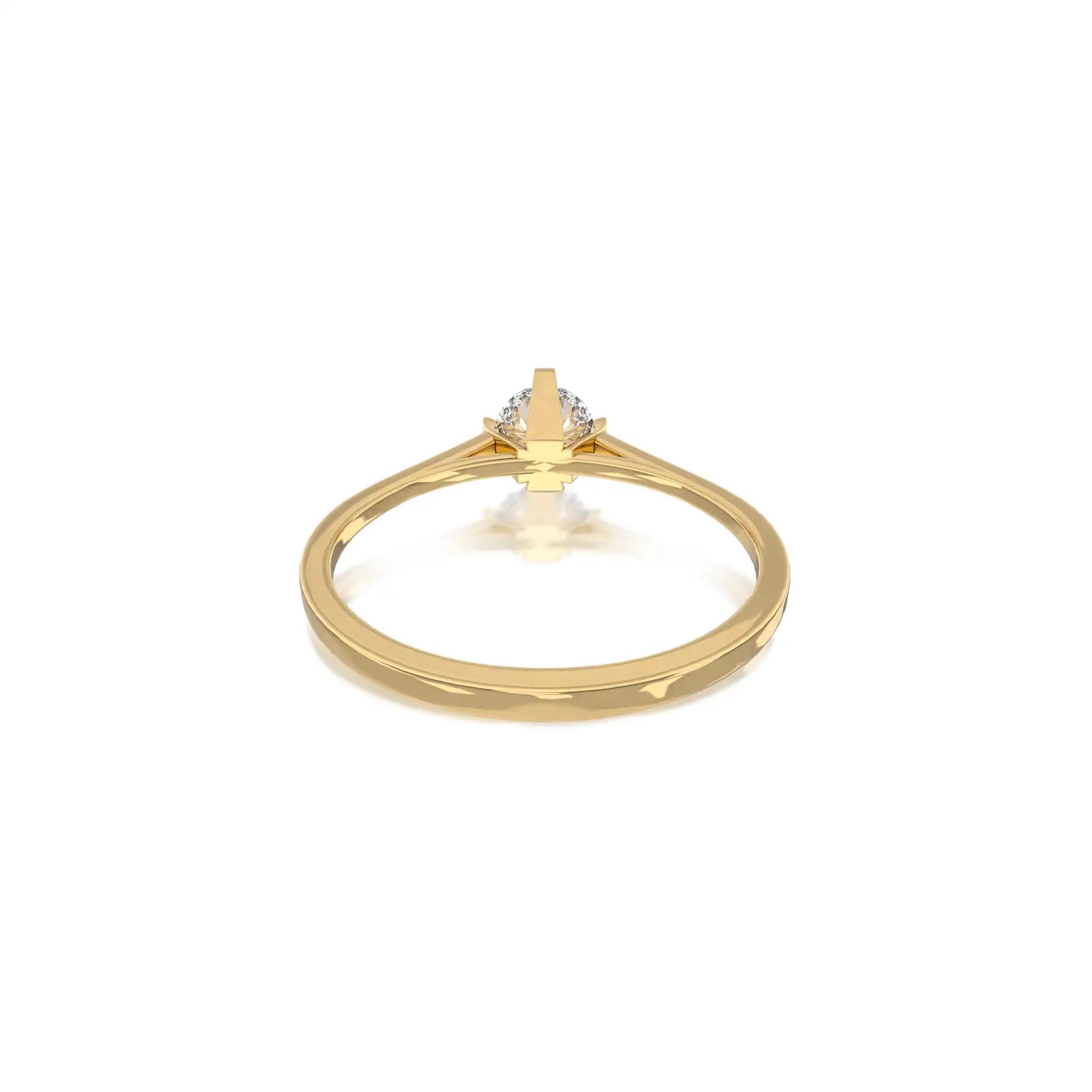 Aura Compass Solitaire Diamond Ring by Fortune Jewelry  timeless craftsmanship meets bold, trend-setting design.