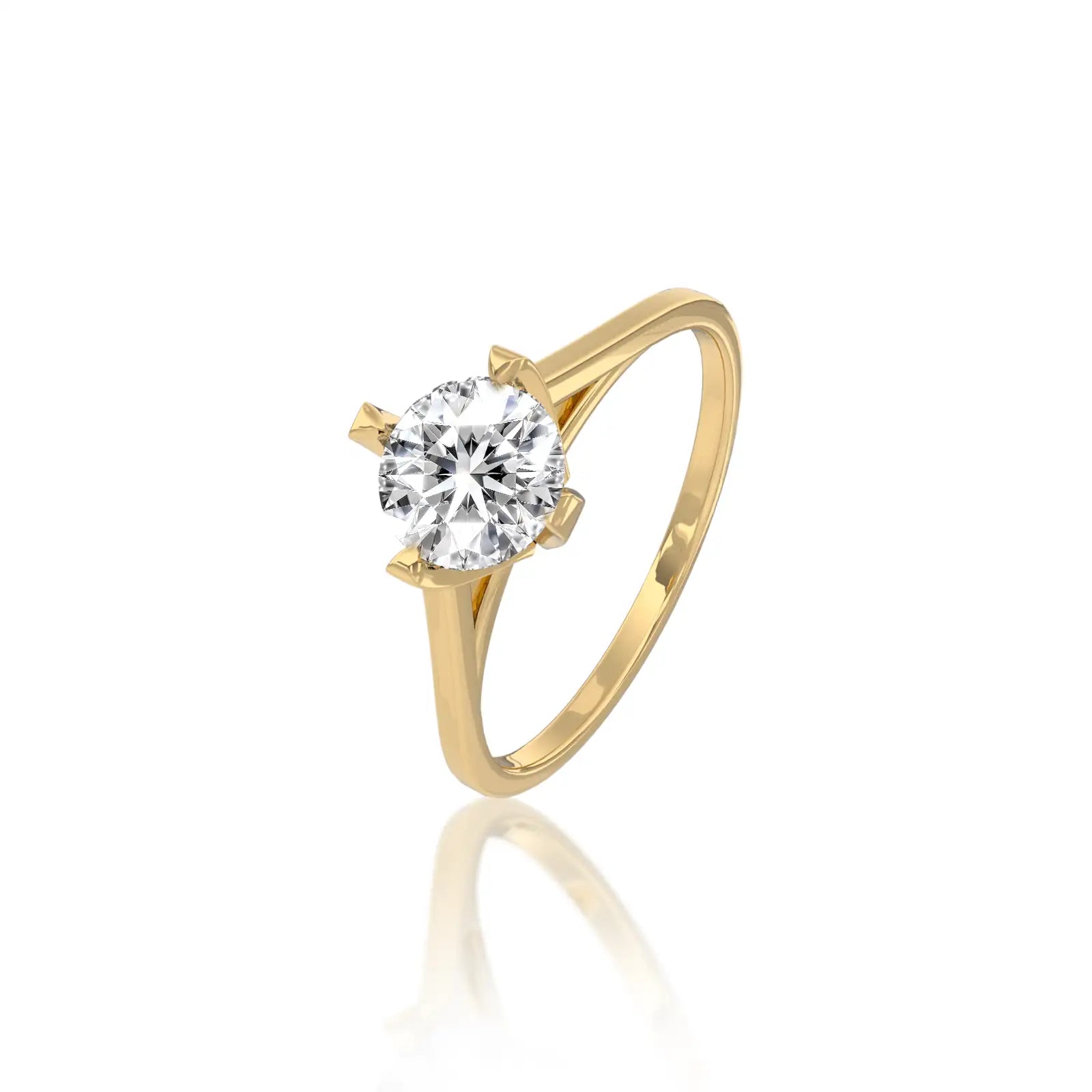 Aura Compass Solitaire Diamond Ring a dreamy choice for engagements and unforgettable proposals.