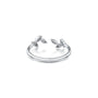 Ye 叶 Open Top Marquise Diamond Ring by Fortune Jewelry pairs a modern, airy design with dazzling brilliance.