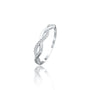 Lian 连 Twisted Infinity Diamond Ring  an enchanting choice for anniversaries and milestone celebrations.