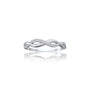 Lian 连 Twisted Infinity Diamond Ring a graceful symbol of unending love and connection.