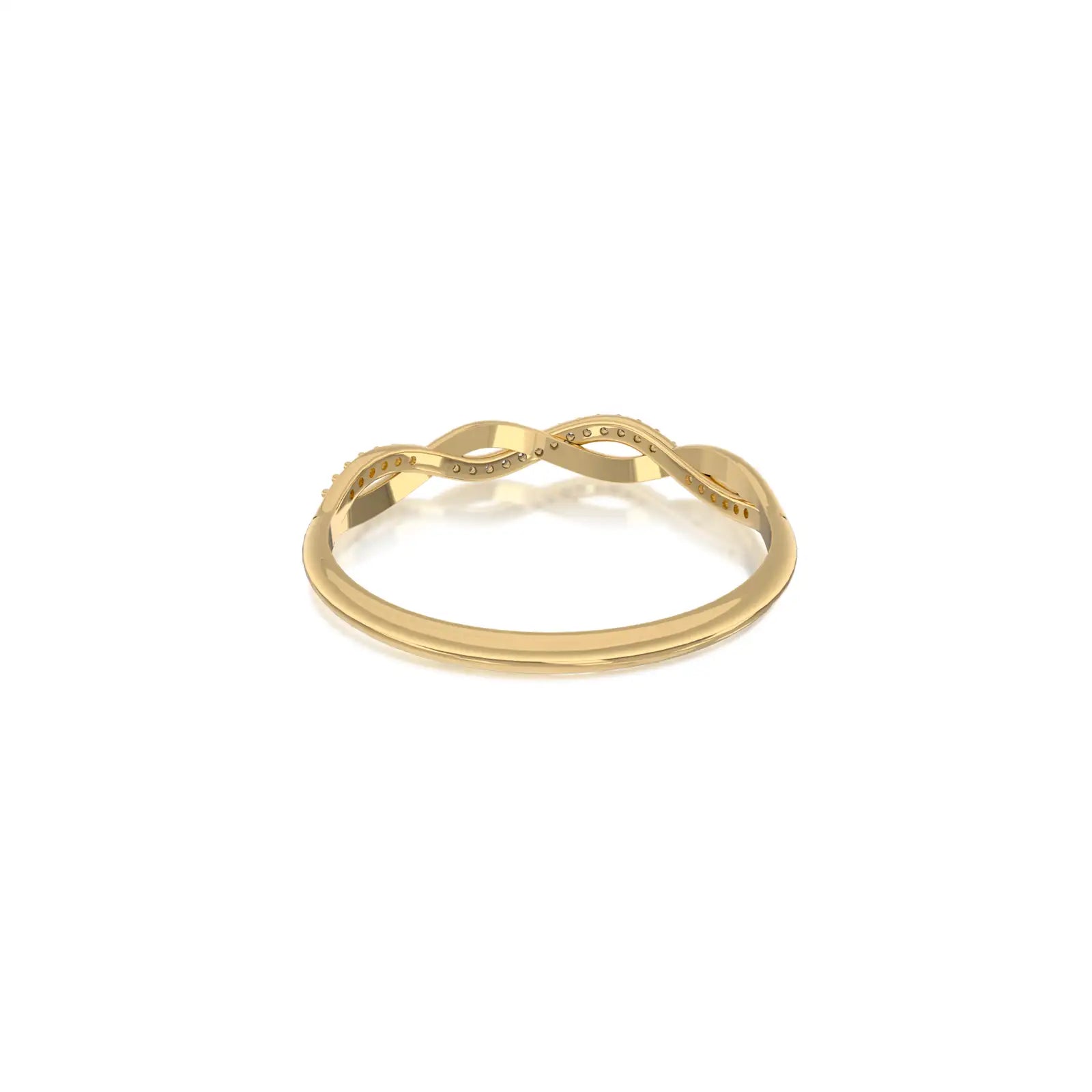 Lian 连 Twisted Infinity Diamond Ring by Fortune Jewelry is a treasured gift for milestone anniversaries.