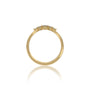 Xing 星 Curved Five-Stone Diamond Band by Fortune Jewelry offers a graceful touch to any stacking collection.
