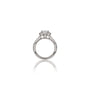 Stunning 0.5 Ct Heart Cut Diamond Halo Ring for Parties by Fortune jewellery