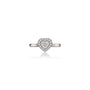 Premium 0.75 Ct Heart Cut Diamond Halo Ring for Party Wear by Fortune Jewellery