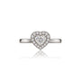 Elegant 4 Ct Heart Cut Diamond Halo Ring for Women for women