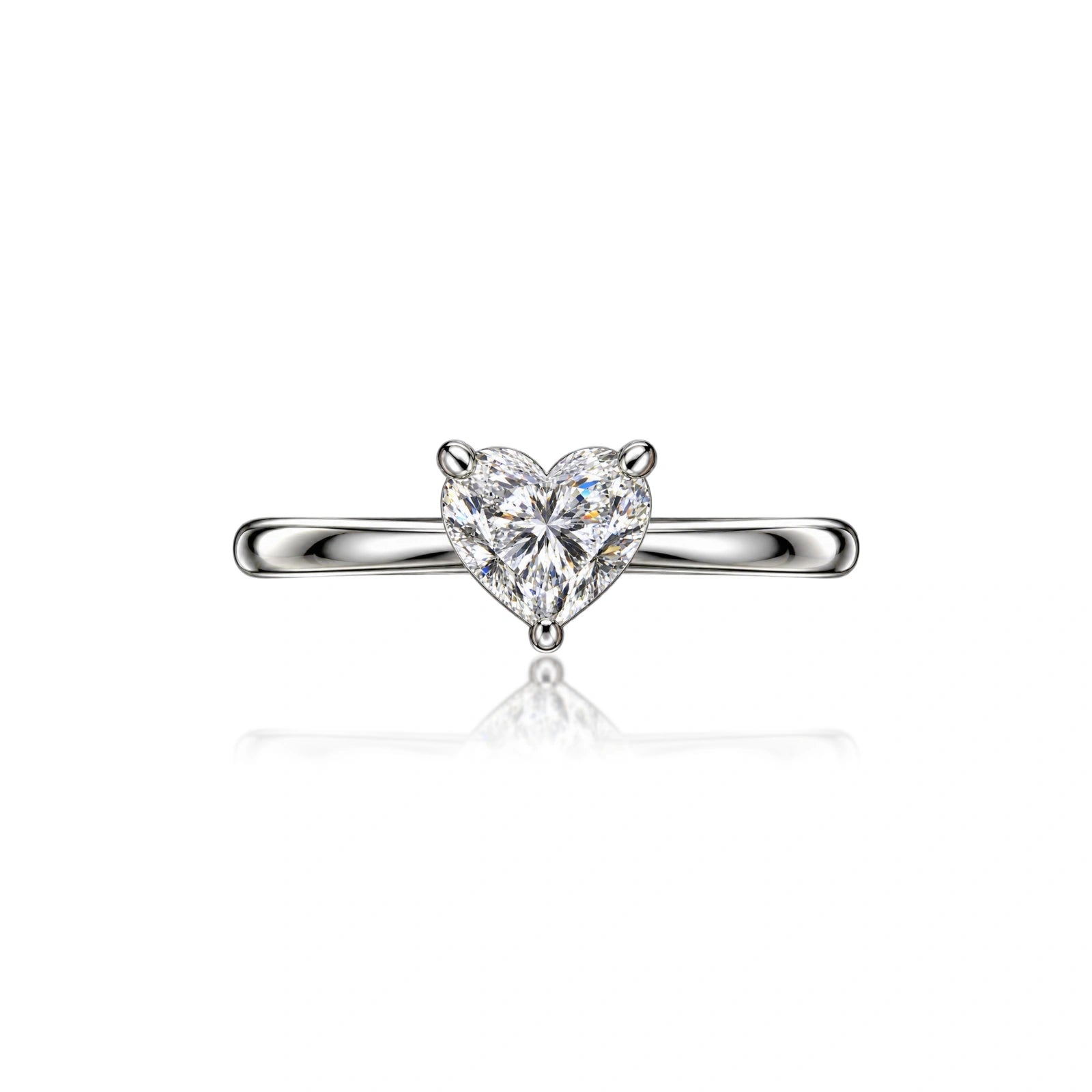 5 Ct Heart Cut Diamond Ring for Special Occasions by Fortune