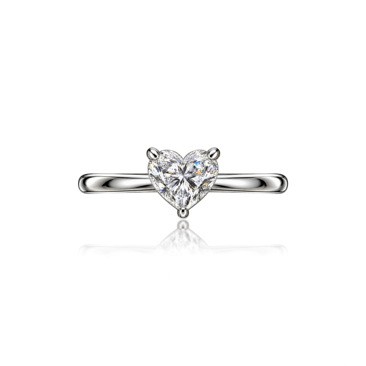 5 Ct Heart Cut Diamond Ring for Special Occasions by Fortune