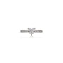 Dazzling Romance 0.75 Ct Heart Cut Diamond Pavé Ring by Fortune