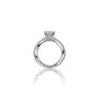 Sweetheart Elegance 1 Ct Heart Cut Diamond Pavé Ring by Fortune