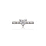 Brilliant Heart 3 Ct Heart Cut Diamond Pavé Ring for Women