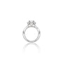 Glamorous 0.75 Ct Princess Cut Diamond Halo Ring for Women