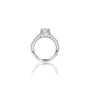 Back view of 1 Ct Cushion Cut Lab Grown Diamond Rings