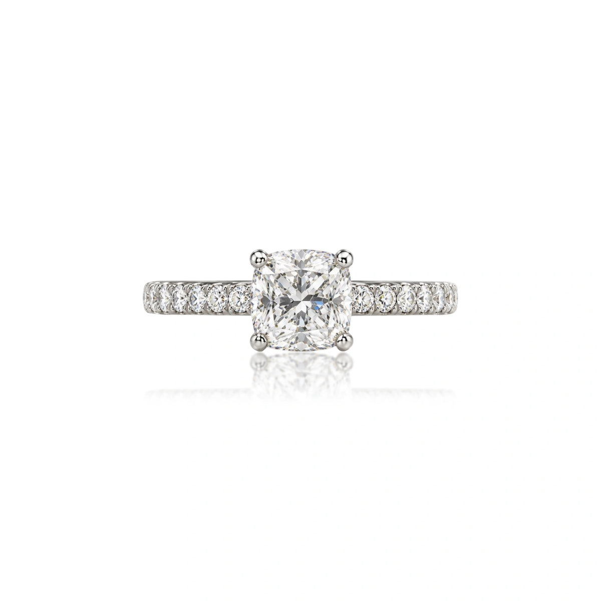 Premium 4 Ct Cushion Cut Diamond Rings for Women