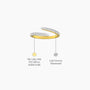 Radiant curve diamond ring descriptive image