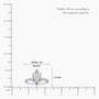 Marquise grace diamond ring scale image 