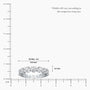 Unique harmony crown diamond band ring scale image