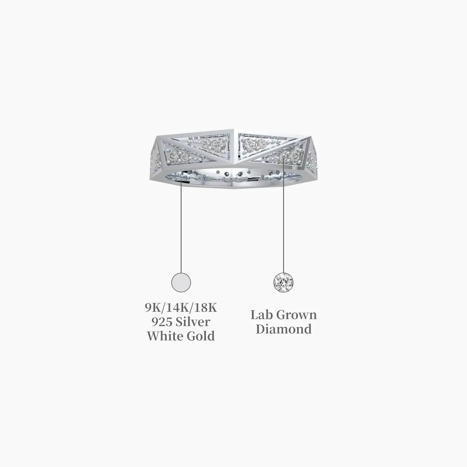 Vertex edge diamond ring descriptive image