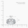 Trending product circular harmony diamond band scale image
