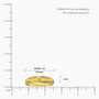 Stylish star burst diamond gold band scale image