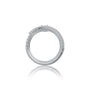 Twist wrap diamond ring valentine gift for women