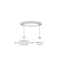 Descriptive image of stylish white gold june birthstone half eternity pearl ring 