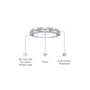 Pearl Rhythm Ring With Diamonds office wear descriptive image