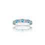 March Birthstonewhite gold ring