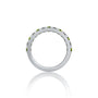 Peridot Rhythm Ring With Diamonds for women gifting 