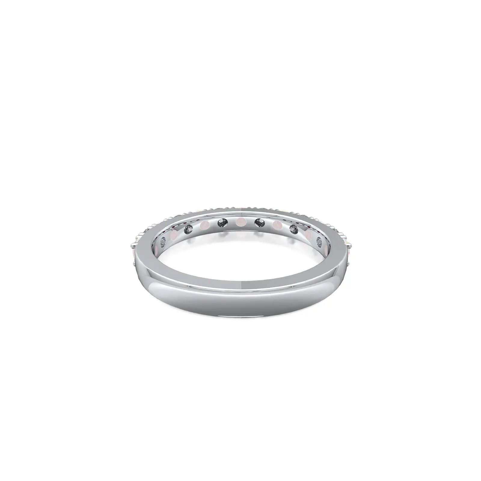 Opal Rhythm white gold ring