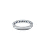March Birthstone Swiss Blue Topaz Rhythm Ring With Diamonds