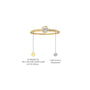 Details of Elegant The Yuan (缘) Solitaire Bezel Ring crafted for everyday wear.
