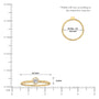 Scale image of Stylish The Yuan (缘) Solitaire Bezel Ring 