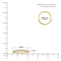 Scale image of Xing 福 Structured Eternity Band
