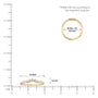 Scale image of Ai 爱 Tiara Chevron Ring