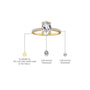 Details of Xi 熙 Modern Oval Diamond Ring