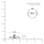 Scale image of Lian 涟 Pear Solitaire Diamond Ring