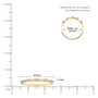 Scale image of Linear Quintet Diamond Ring