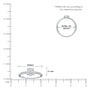 Scale image of Xi 禧 Halo Cluster Diamond Ring