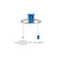 Details of Lan 蓝 Baguette Sapphire Solitaire Ring
