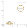 Scale image of Lian 连 Twisted Infinity Diamond Ring